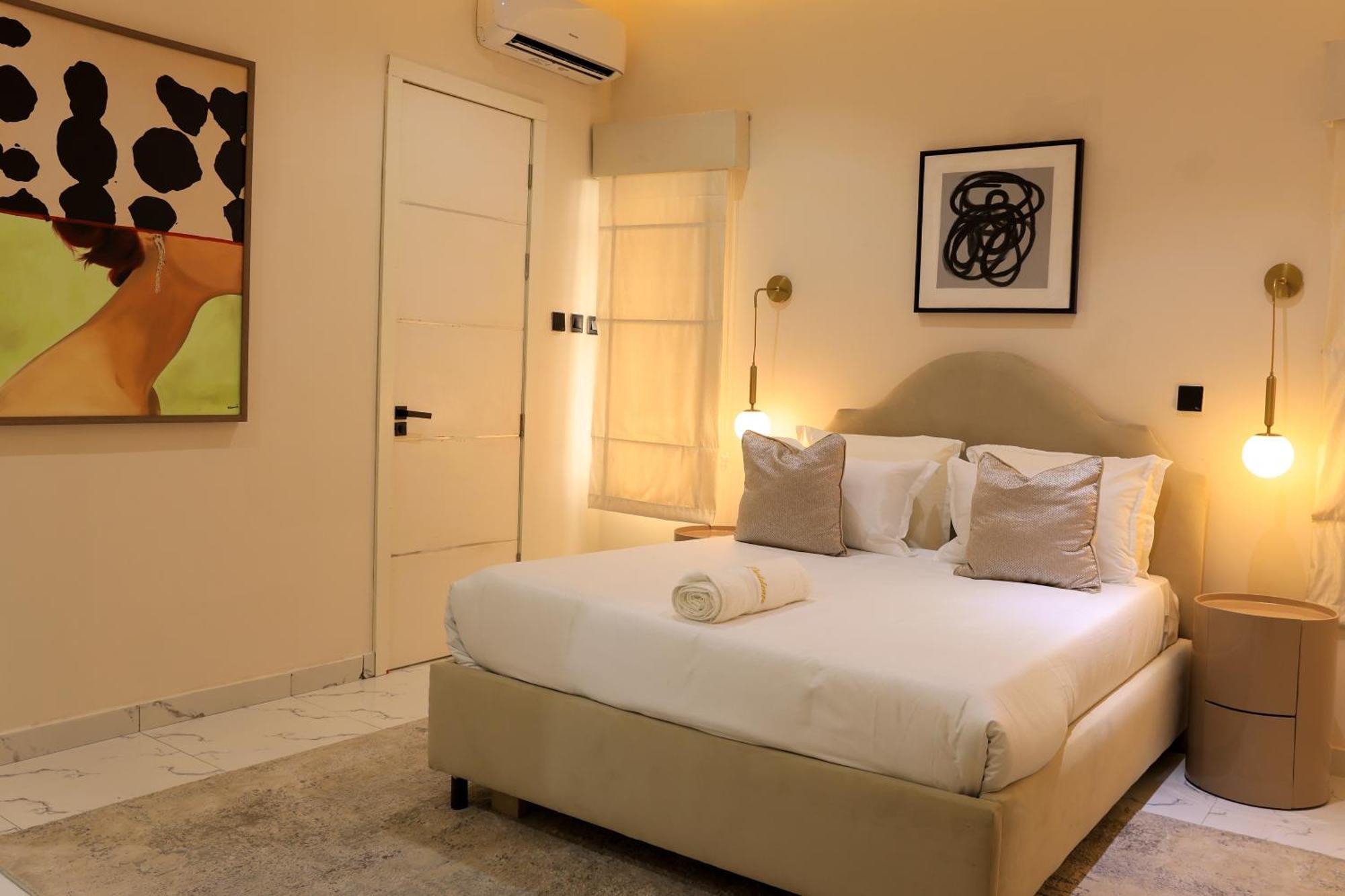 George Residence Ikoyi Lagos Værelse billede